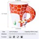 thumbnail image 5 of Taza de café de cerámica con animales lindos pintados a mano en 3D (giraf HRP), 5 of 5