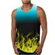 thumbnail image 1 of Hombres Casual Gradación Impresión Suéter Cuello Redondo Tanque Deportivo, 1 of 4