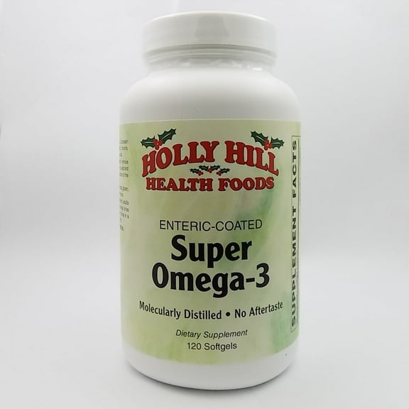 Holly Hill Health Foods Super Omega-3, Enteric Coated, 120 Softgels