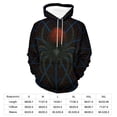 thumbnail image 7 of LAOLIUSN Novelty Long Sleeve Hoodie Funny Spider Graphic Sweatshirts S-4XL, 7 of 7