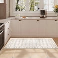 thumbnail image 3 of Washable Kitchen Runner Rug 60" x 22", Non-Slip Soft Low Profile Kitchen Rug, Farmhouse Distressed Floral Oriental Rug for Kitchen, Hallway & Laundry Room, 3 of 6