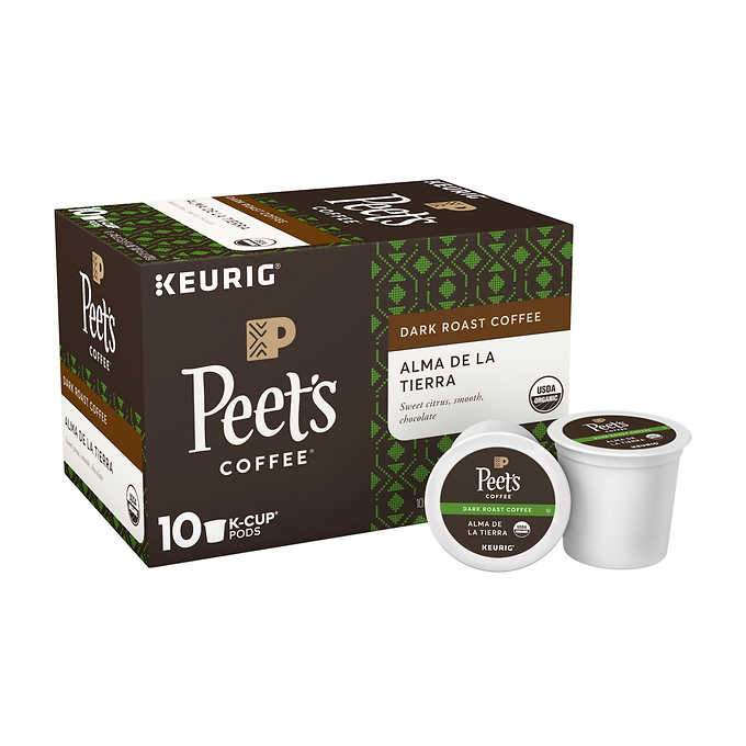 Peet's Coffee Organic Alma De La Tierra KCup Pod, 60c With