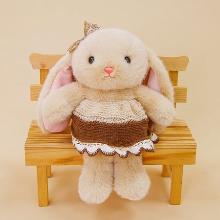 ValHome Easter Bunny Plush Toys – 10 Cozy Floppy Knit Dress Bunny Easter Basket Filler Stuffed Animals Huggable Pillow – Spring Easter Basket Stuffer Birthday Gifts for Kids (Beige) ValHome Easter Bunny Plush Toys – 10 Cozy Floppy Knit Dress Bunny Easter Basket Filler Stuffed Animals Huggable Pillow – Spring Easter Basket Stuffer Birthday Gifts for Kids (Beige)