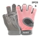 thumbnail image 3 of Greeniant 1 par de guantes de gimnasio de fitness entrenamiento transpirable medio dedo guante de yoga almohadilla de palma equipo de Type3 NO3, 3 of 6