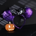 thumbnail image 3 of PinkSheep LED Luz hasta Halloween Bat Mouse Minie Orejas Diadema Brillo Codos Accesorios para el Cabello Disfraz para Mujer Vestido de Fiesta, 3 of 6