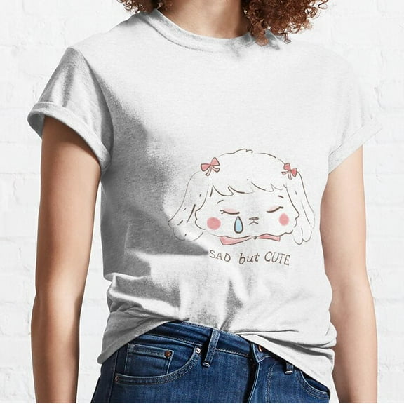 Hot Trending Sad But Cute Dora with tear Dog Coquette Bow Classic T-Shirt Vintage Birthday Gifts