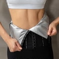 thumbnail image 3 of Sweat Waist Trainer Trimmer for Women Lower Belly Fat Workout Corset Waist Cincher Sport Belt Body Shaper XXL, 3 of 5