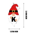 thumbnail image 3 of LSLJS Christmas Ornaments Christmas Acrylic Hanging Decorations - Set of 26 Alphabet Letters with Santa Claus Design for Holiday Ornaments and DIY Crafts Christmas Hanging Decorations, 3 of 6