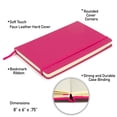 thumbnail image 6 of Simply Genius (20pk) A5 Hardcover Journal Notebook, 5.7x8.4, Pink, 6 of 7