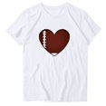 thumbnail image 2 of Blouse à Manches Courtes Imprimée Mode pour Femmes T-Shirt Col Rond Drôle, 2 of 3