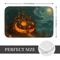 thumbnail image 2 of Halloween Non Slip Door Mat, Halloween Pumpkin Head Castle Halloween Decor Absorbent Bath Tub Mats, Bathroom Rugs Welcome Mat, Bath Mat for Halloween Decor Home, Kitchen 16x24in, 2 of 6
