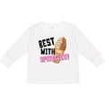 thumbnail image 3 of Inktastic Best with Sprinkles Ice Cream Twist Cone Boys or Girls Long Sleeve Toddler T-Shirt, 3 of 5