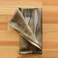 thumbnail image 3 of Ensemble de 4 serviettes en coton Casual Classic vert, 3 of 3
