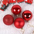 thumbnail image 4 of Christmas Gifts on Clearance 1.18" 24Pcs Christmas Balls Ornaments for Xmas Christmas Tree 14 Style Shatterproof Christmas Decorations Hanging Ball on Clearance, 4 of 8