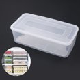thumbnail image 4 of Transparent Crisper Simple Fruit Vegetables Storage Crisper for Home Store Restaurant (Medium Size With Drainer Piece), 4 of 6