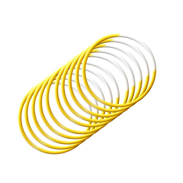 Matsuzay de silicona de 10 piezas Decoraciones de moda flexibles que brillan intensamente para clubes nocturnos Relojes inteligentes trece