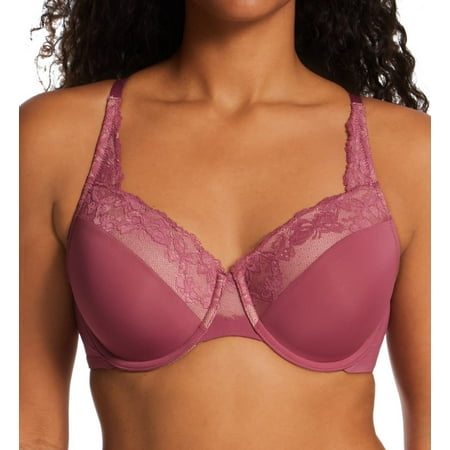

Women s Olga GF7961A Cloud 9 Lace Underwire Contour Bra (Hawthorne Rose 42D)