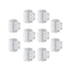 thumbnail image 3 of 10 piezas de cubierta para anzuelo de pesca, tapa de seguridad para anzuelo, soporte para anzuelo con forma de concha, portátil, Blanco M, 3 of 9