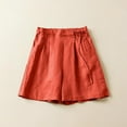 thumbnail image 1 of MKLEKYY Pantalones Cortos de Mezclilla para Mujer, Holgados, Informales, Elásticos, de Pierna Ancha, 1 of 3