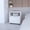 White 08, variant on White 2-Drawer Nightstand for Bedroom, Small Space Nightstand with Wooden Top and Metal Handles, 18.5H x 15W x 12.7D
