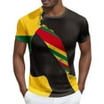 thumbnail image 1 of Tops para hombre, blusas y camisas de manga corta con cuello redondo para hombre Camisa de manga corta estampada para hombre Top/camisa de manga corta con cuello redondo Tops para hombre, 1 of 4
