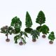 thumbnail image 2 of Miniatura de jardín, simulación de paisaje, árbol, modelo de construcción de plástico, árbol OB11, materiales de producción de escenas de micropaisaje, 2 of 6