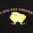 thumbnail image 3 of CafePress - I Dig Fat Chicks Dark T Shirt - Men's Classic Graphic Cotton T-Shirt, 3 of 4
