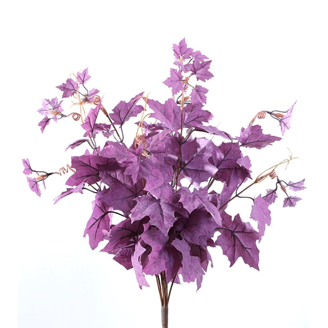 Manojo de hojas de arce simuladas ANGGREK decoración de bodas plantas verdes 53 cm