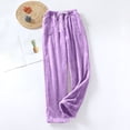 thumbnail image 2 of TINZ Pantalon Décontracté Ample et Chaud pour Femmes, Pantalon de Pyjama, Pantalon en Lin pour Femmes, Pantalon d'Été Décontracté avec Poches pour Femmes, 2 of 6