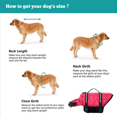 thumbnail image 4 of chaleco salvavidas para perros sirena, chaleco salvavidas para perros ripstop con asa de rescate, protector de traje de baño de seguridad MFZFUKR CPB-DE-LYY1840-12, 4 of 5