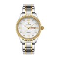 thumbnail image 1 of Reloj para parejas, resistente al agua, con luz nocturna, hebilla de mariposa, correa de acero, reloj dorado con diamantes para hombre, 1 of 6