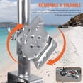 thumbnail image 3 of golytefs Beach Boat Trailer Jack 13.38in Trailer Jack Wheel Heavy-duty Bolt-fixed Swivel Tongue Jacks 2000 Lbs Capacity 11in Vertical Load (Silver), 3 of 7