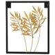 thumbnail image 1 of Decoración de pared con hojas de bambú artificiales, realista, doradas, hojas de plantas, 1 of 7