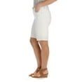 thumbnail image 2 of Lee Women's Relaxed Fit Kathy Bermuda Short - White, White, 14, 2 of 3