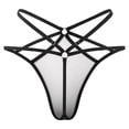 thumbnail image 5 of Bisque Yellow Open Type Women's Panties Crotch Opening G-strings Thongs Lingeries Underwear, 5 of 7