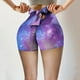 thumbnail image 4 of Gibobby Pantalones de yoga Sexy Sport Homewear Mujeres Entrenamiento Imprimir Pantalones cortos Yoga Clubwear Pantalones de yoga(Morado， M), 4 of 4