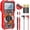 SZ302 Red(With NCV & Flashlight), variant on Multimeter with Case,Ohm Amp Meter,Digital Tester | Non Contact Tester Measure DC AC ,Current,Resistance,Capacitance,Diodes,Flashlight Electric Tools Automotive