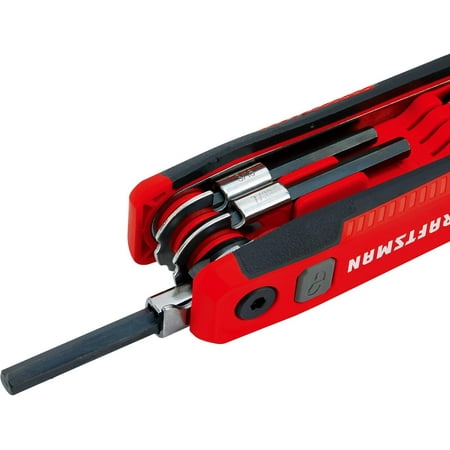 HRTGFD-Hex Key Set SAE Folding Locking 8 Piece (CMHT26025)