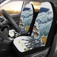 thumbnail image 2 of ZHANZZK Set of 2 Car Seat Covers Underwater World Sea Turtle Universal Auto Front Seats Protector Fits for Car,SUV Sedan,Truck, 2 of 3