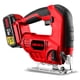 thumbnail image 1 of Sierra Caladora MIKELS 20v Rojo/negro 2600 rpm, 1 of 3