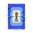 thumbnail image 2 of FIFA WORLD CUP Cartel de metal, decoración de pared con cartel de metal personalizado, regalos para aficionados, amigos, familia y seres queridos 30x20 cm, 2 of 6