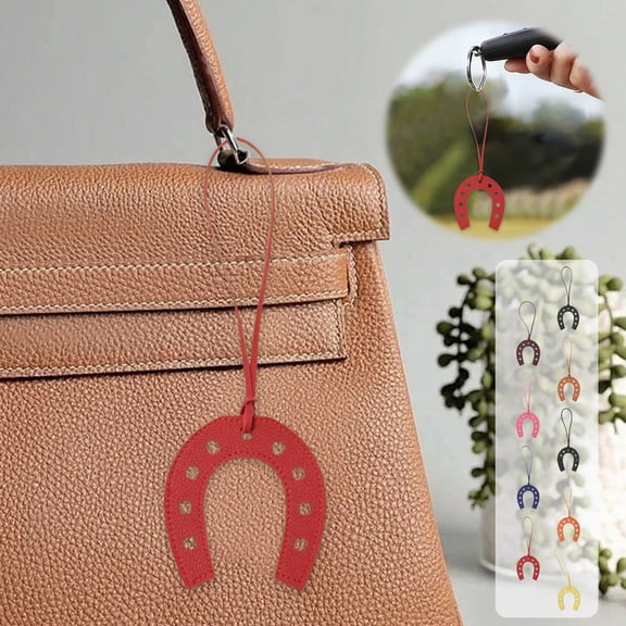 TTJ Purse Charms Bag Charms for Handbags Gifts for Women Birthday Unique Horseshoe Shaped Pendant Vegetable Basket Pendant Creatives Decoration Cute Small Accessory Car Keychain Pendant
