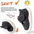 thumbnail image 3 of Baby First-Walking Shoes 1-4 Years Kid Shoes Trainers Toddler Infant Boys Girls Soft Sole Non Slip Cotton Canvas Mesh Breathable Lightweight TPR Material Slip-on Sneakers Outdoor, 3 of 6