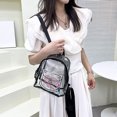 thumbnail image 6 of FAMTKT Clear Backpack PVC Women Bag-Transparent Backpack-Plastic Cloth- Back Backpack- Candy Colored Student Bag- Large Capacity Travel Backpack, 6 of 9
