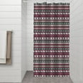 thumbnail image 2 of Green and Red Christmas Pattern Shower Curtain 36"x72" ,Bathroom Decorative Shower Curtains Set with 12 Hooks,Modern Waterproof Washable Shower Curtain, 2 of 6