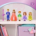 thumbnail image 4 of Disney Jr. Sofia the First Royal Family Figure Set, 5-Piece Kids Figure Set with Princess Sofia, Princess Amber, Prince James, King Roland II, and Queen Miranda, //, 4 of 7