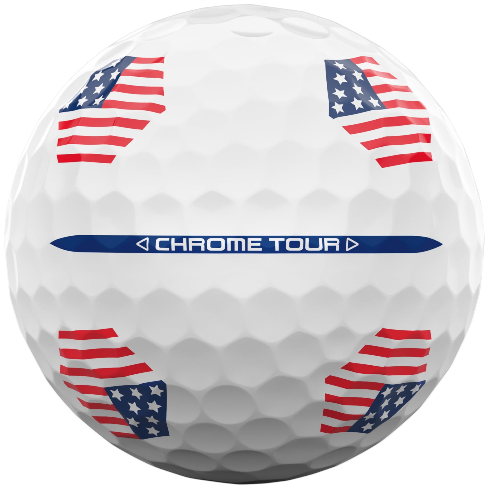 Callaway Chrome Tour TruTrack USA Golf Balls White 1-Dozen