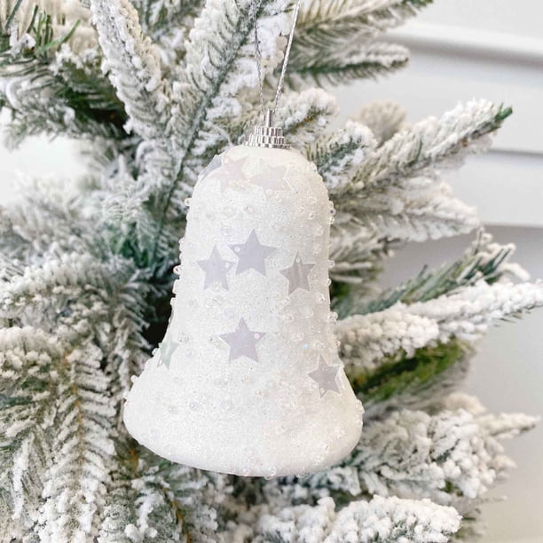 Bola de Navidad, Adornación de Árbol Navideño, Pendiente de Ventana, Colgante de Navidad, Estilo Clásico, Navidad 2024, Fácil de Instalar, Metal resistente, Base de madera, para Salón,