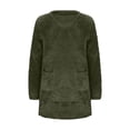 thumbnail image 5 of Winter Sweatshirt for Women Fleece Fuzzy Comfort Pullover for anxiety Long Sleeve Shirts Oversized Warm Sweater, 5 of 6