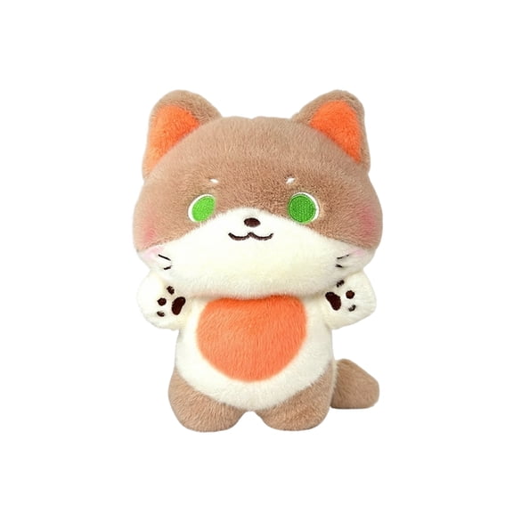 Plush Toy Colorful Cat Stuffed Animal Soft Cuddle Buddy For All Ages 1 Pack